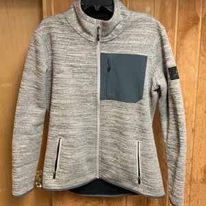 Ascend sherpa lined zip up jacket
